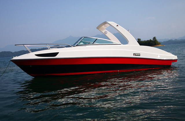 Liya 7.3m fiberglass boat luxury yacht for 6people
