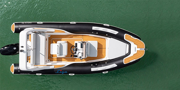 19 Feet semi rigid inflatable boat