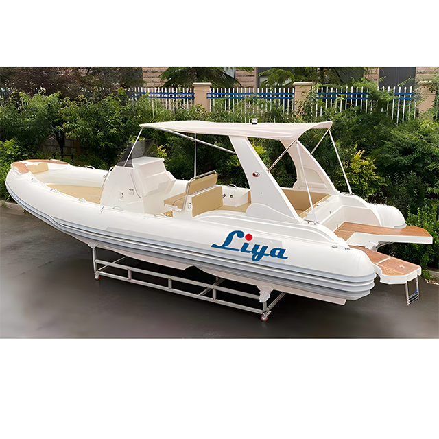 Liya 25Feet semi-rigid boats RIB Inflatable Boat 7.5Meter