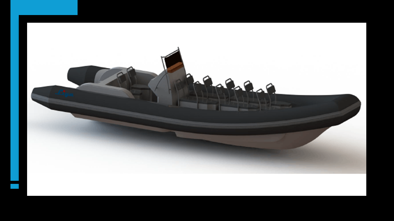 26foot hypalon rib boat for sale