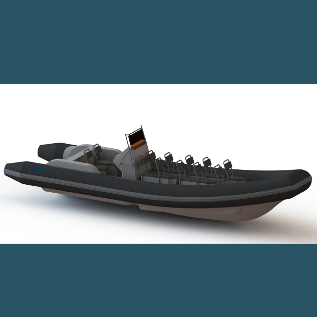 Liya 26Feet 7.9Meter Semi Rigid Boat For 16 People