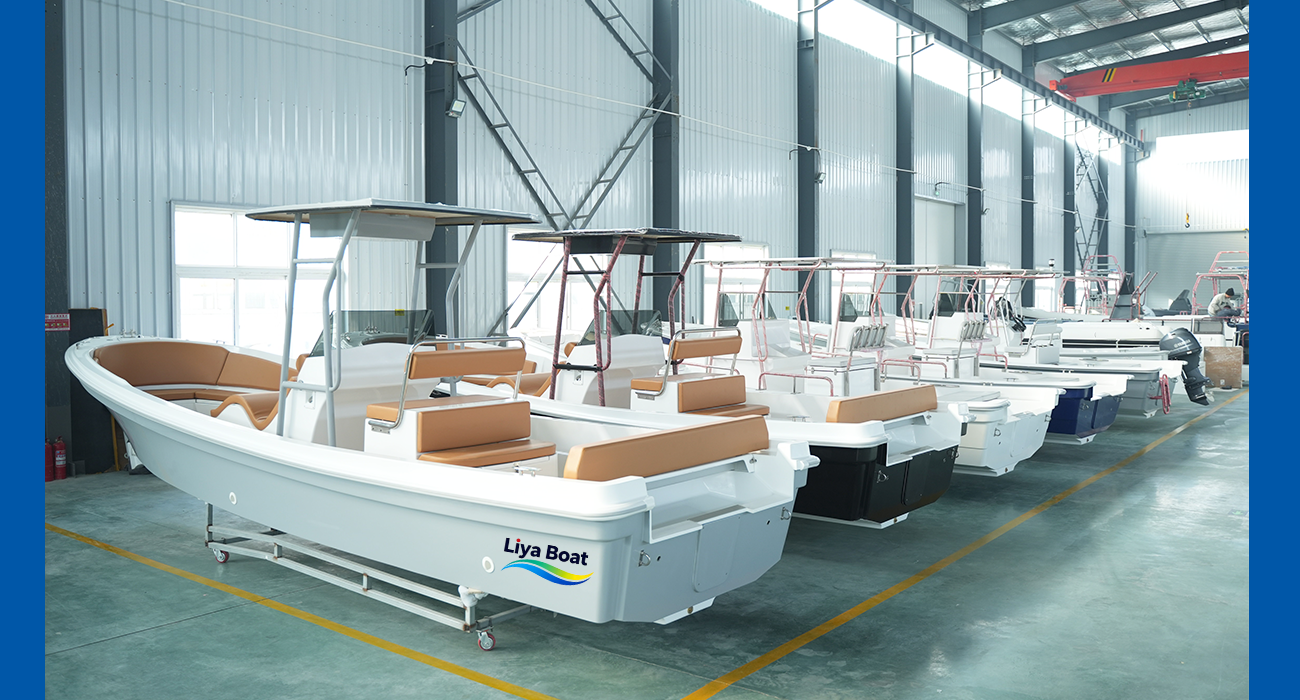 Liya 7.6m 25FT Deep V Hull Fiberglass Panga Boat for Fishing & Leisure,CE 