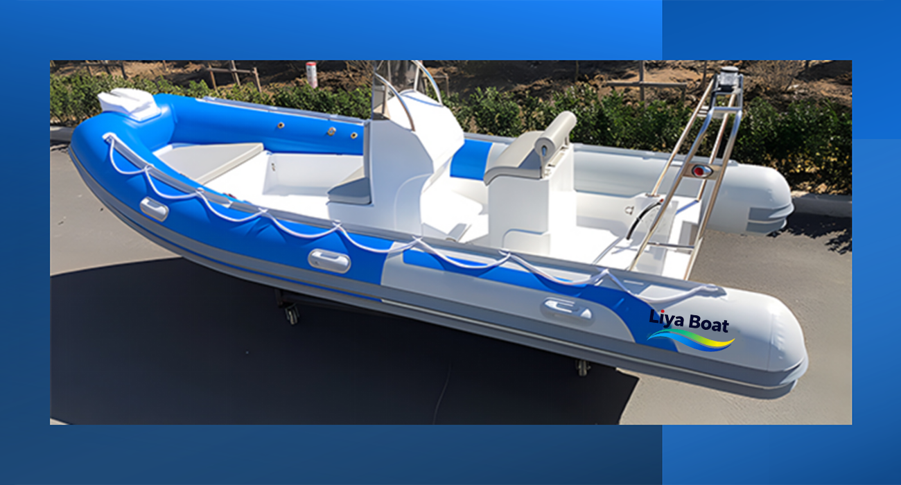 Liya 17FT 5.2m Open Deck RIB Boat 10 Persons Economic Fiberglass Hull with CE