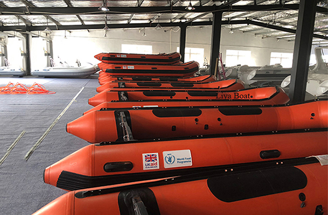 Liya Inflatable Rescue Boat Hypalon Boat 4.3-6.5 Meter