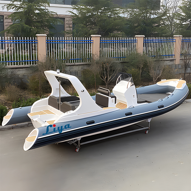 22ft fiberglass rib boat