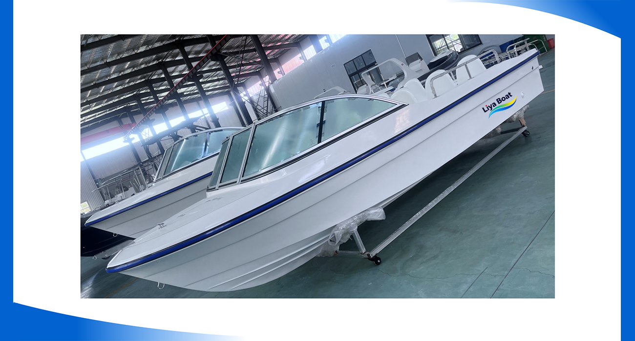 Liya 20ft Fiberglass Passenger Boat: 8-Seater for Tour,Fishing & Family Fun