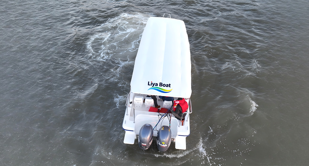 Liya 30ft Sightseeing & Water Taxi Boat | 20-Passenger Fiberglass Vessel 